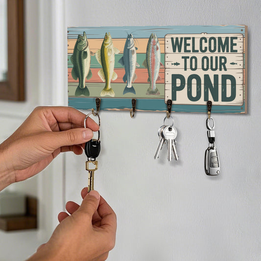Vintage Freshwater Fish Key Holder