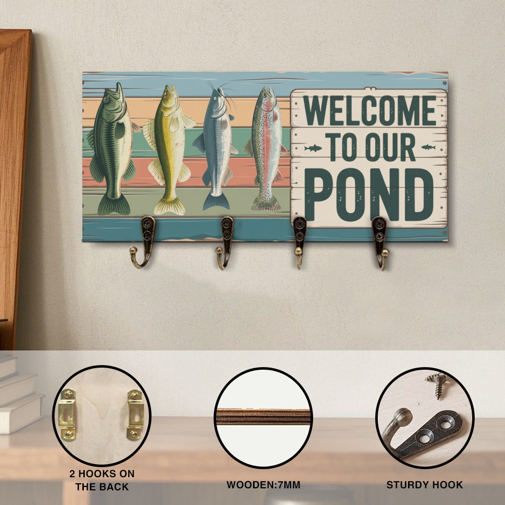 Vintage Freshwater Fish Key Holder