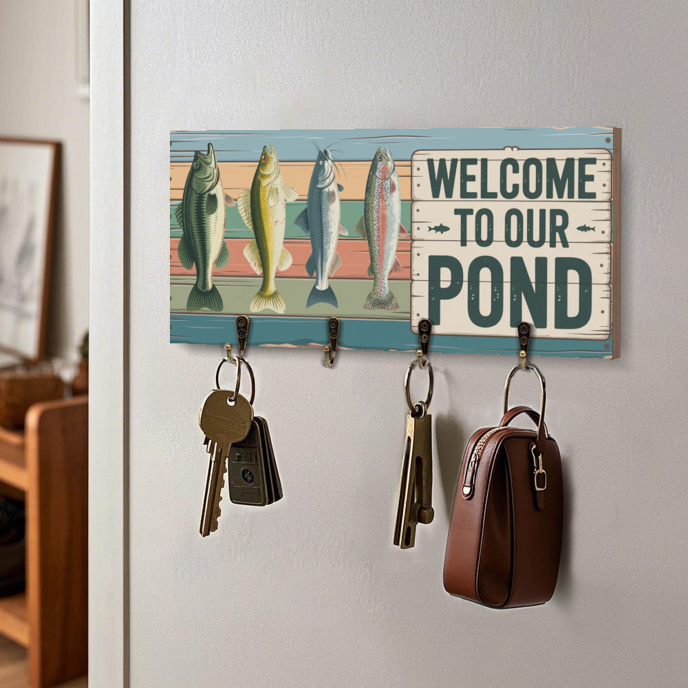 Vintage Freshwater Fish Key Holder