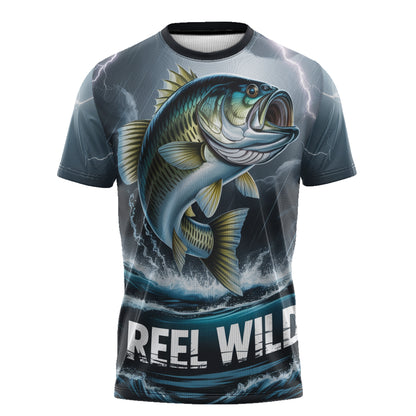 "Reel Wild" Largemouth Bass Fishing T-Shirt