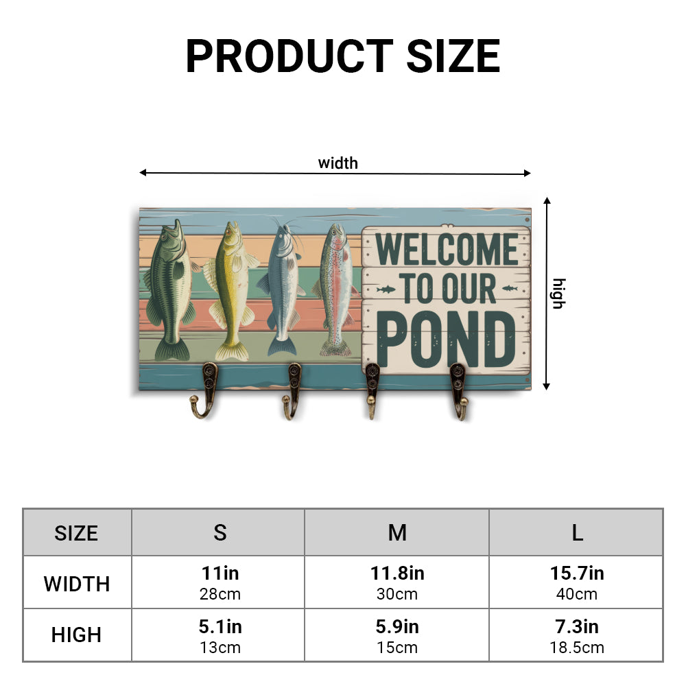 Vintage Freshwater Fish Key Holder