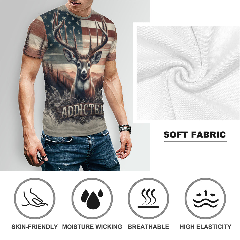 Addicted to the Rack & the Flag T-Shirt