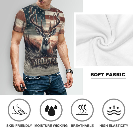 Addicted to the Rack & the Flag T-Shirt