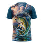 "The Battle Makes the Story." Largemouth Bass Fishing T-Shirt