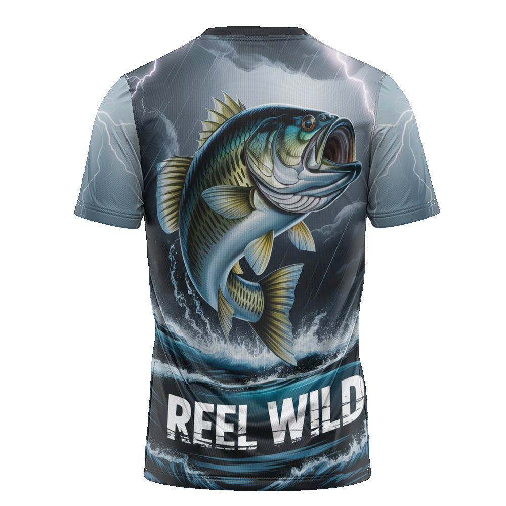 "Reel Wild" Largemouth Bass Fishing T-Shirt