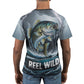 "Reel Wild" Largemouth Bass Fishing T-Shirt