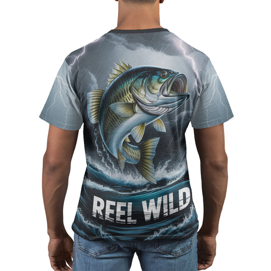 "Reel Wild" Largemouth Bass Fishing T-Shirt