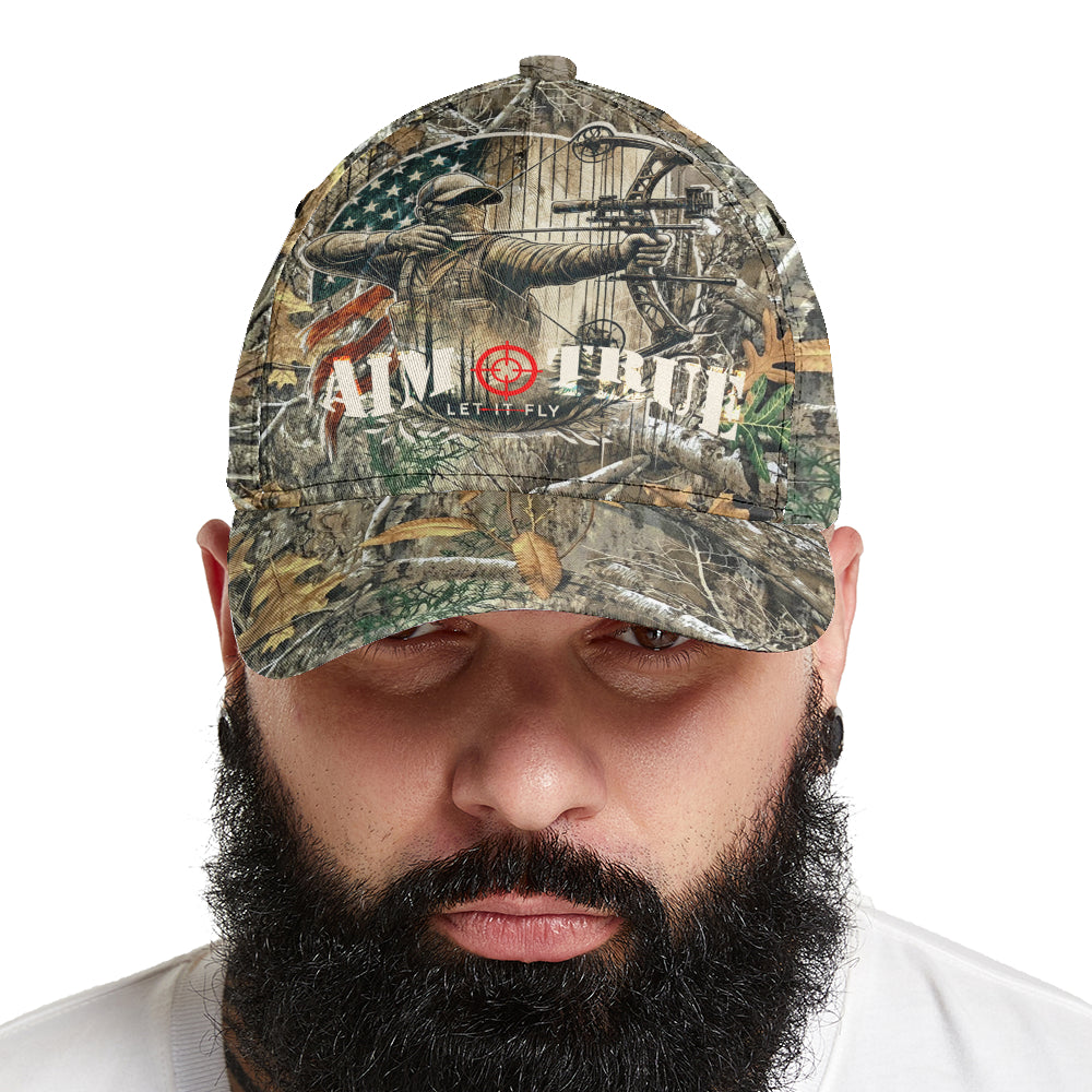 "Aim true" Classic camo Cap